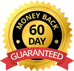 60 day money back guarantee badge for Lymph Tonic